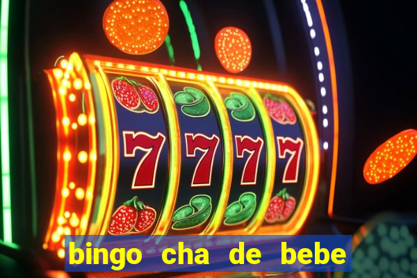 bingo cha de bebe cartelas para imprimir